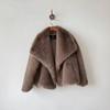 Winter Warm Imitation Fur Jacket Large Lapel Soft Fox Fur Jacket Fashionable High Hair Women's Clothing