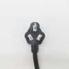 Pure Copper Grooved Three-Pin Power Cord, C15 Switch Standard