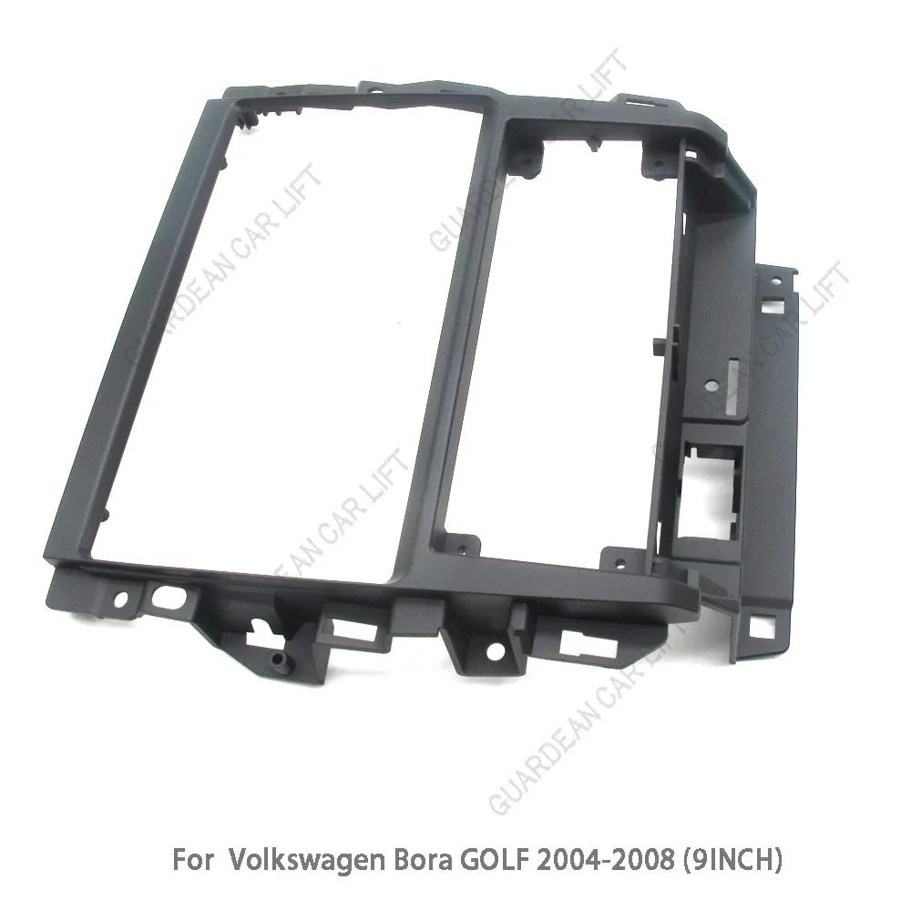 9 Inch Car Radio Fascia Adapter For Volkswagen Bora Jetta mk4 GOLF 2004-2008 Android Radio Frame Dash Fitting Panel Cable Kit