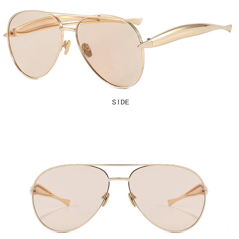 Lunettes de soleil pour femmes, lunettes de soleil rétro en métal pour hommes.