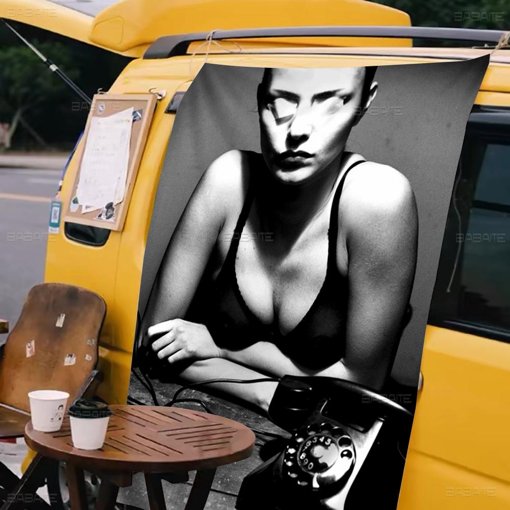 Helmut Newton Fotografia Duży Rozmiar Flagi Wzory Drukowane Ciekawe Dekoracje Urodzinowe Baner
