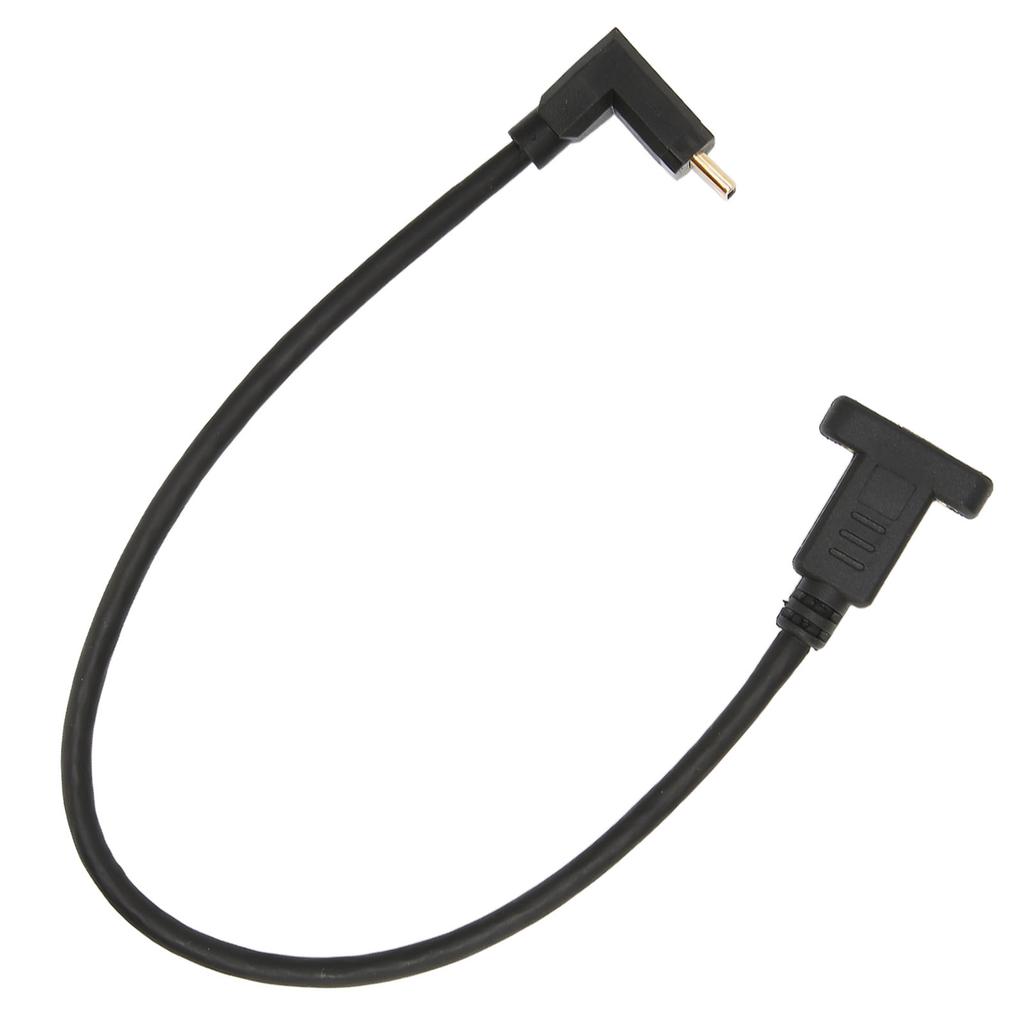 TypeC Male to Female Extension Cable USB3.1 Stable Fast TypeC Male to Female Adapter with Panel Mount Screw Hole