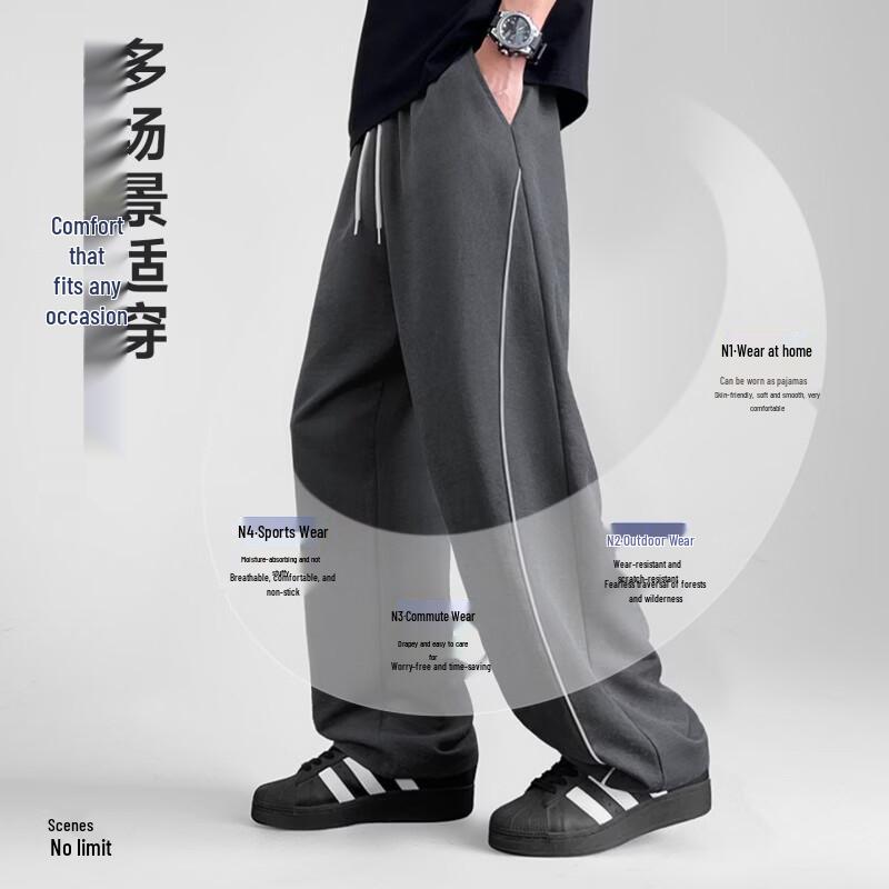 JEEP SPIRIT Men's Breathable Straight-Leg Casual Pants