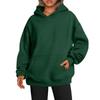 Womens Loose Fit Solid Color Hoodie Long Sleeve Casual Sweatshirt Daily Wear