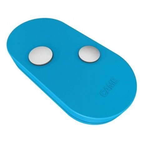 TOPD2RBS Zweikanal-Sender Doppel-Frequenz Rolling Code blau CAME 806TS-0111