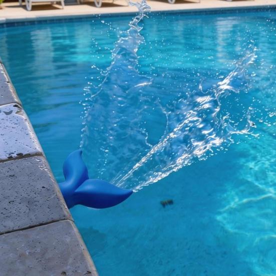 Pool Aerator Sprinkler Fishtail Aerator Fountain Summer Cooler Sprinkler 3/4" Universal
