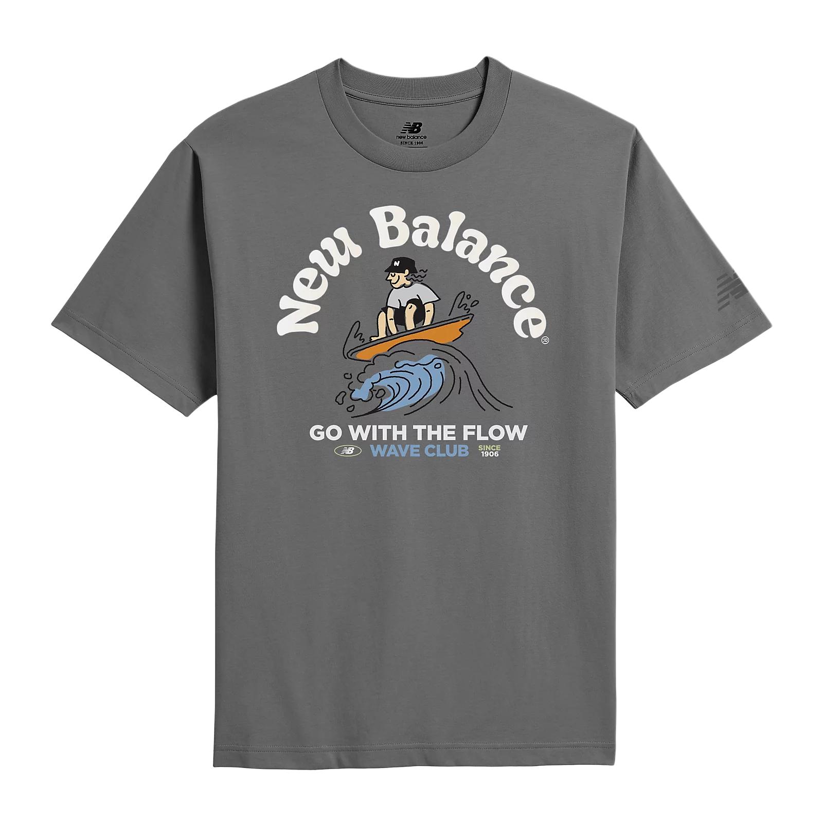 New Balance SS25 Big Wave T Shirt Men s Castle Rock MT51877-CAS S