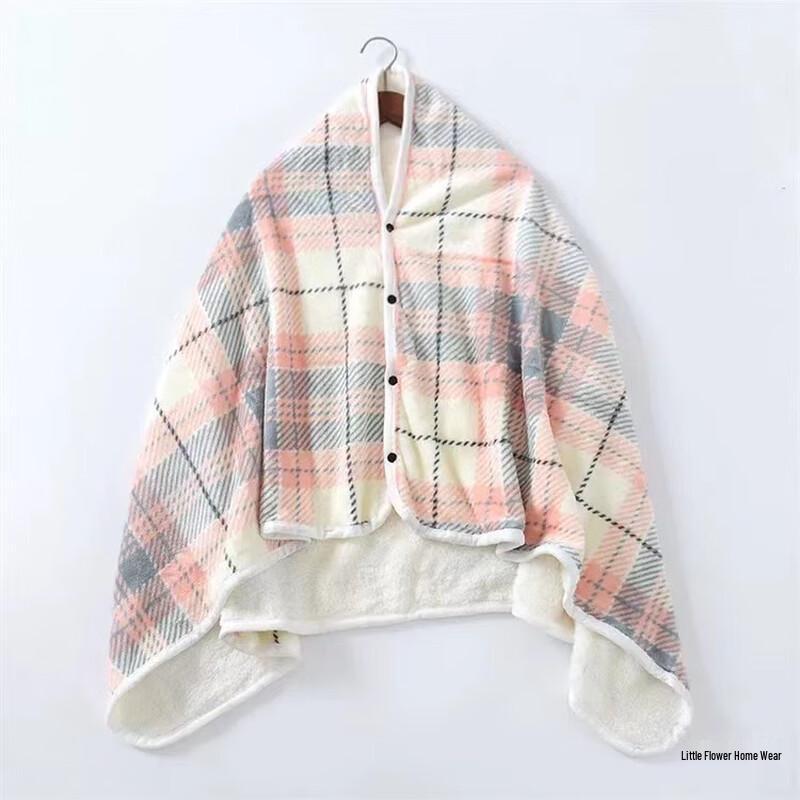 Wearable Office Shawl Blanket with Buckle