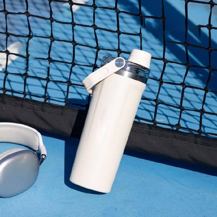 800Ml Nonrust Steel Vacuum Water Bottle With Leak Proof Seal And Ergonomic Handle For Travel Hydrations