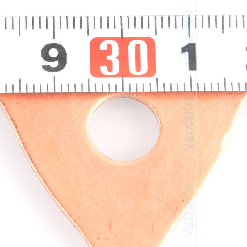 100Pcs Pack Dent Pulling Triangle Washer For Spot Welder Panel Pulling Star Washer Spot Welding Machine Consumables
