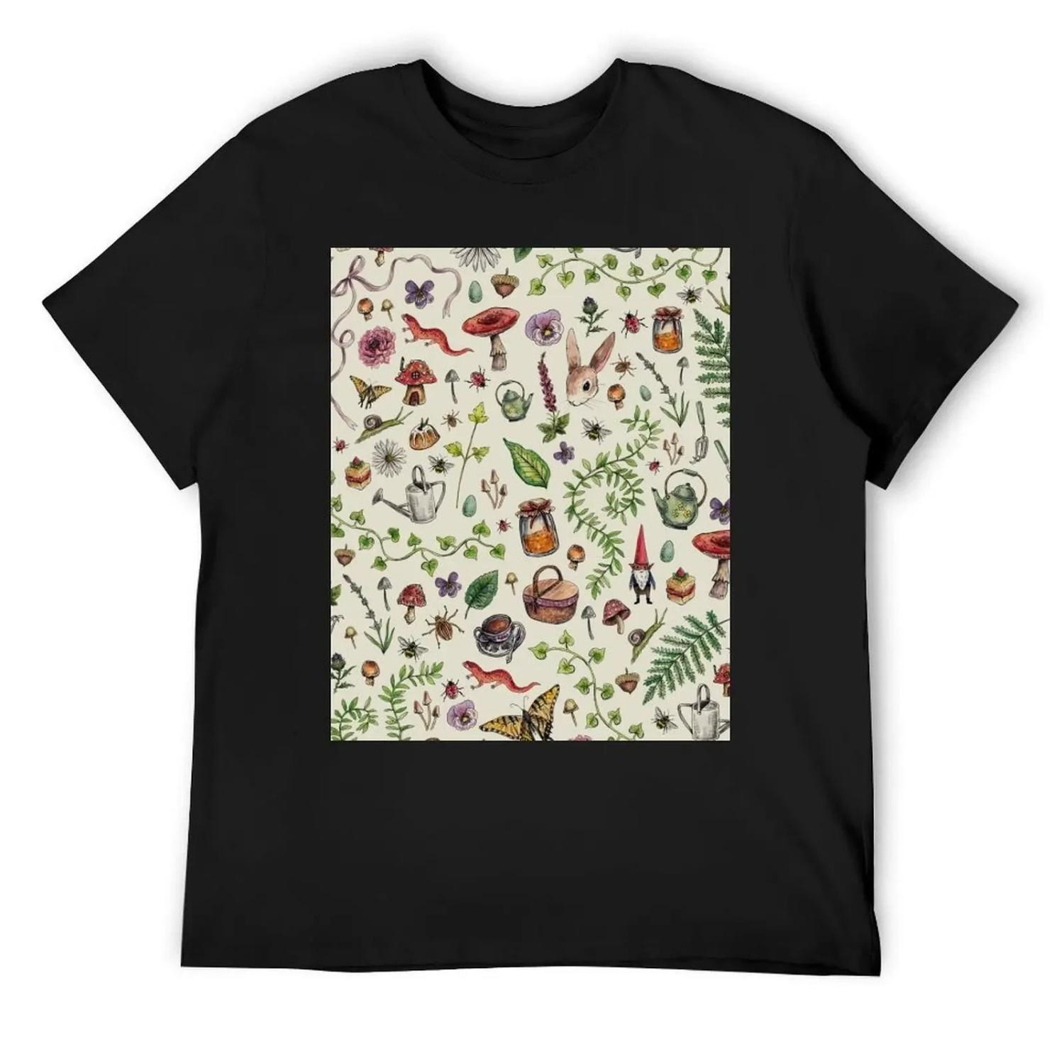 

Cottagecore light green T-Shirt cotton man t-shirts custom t shirt basketball graphic tees oversized t shirt men XXXXXL чорний