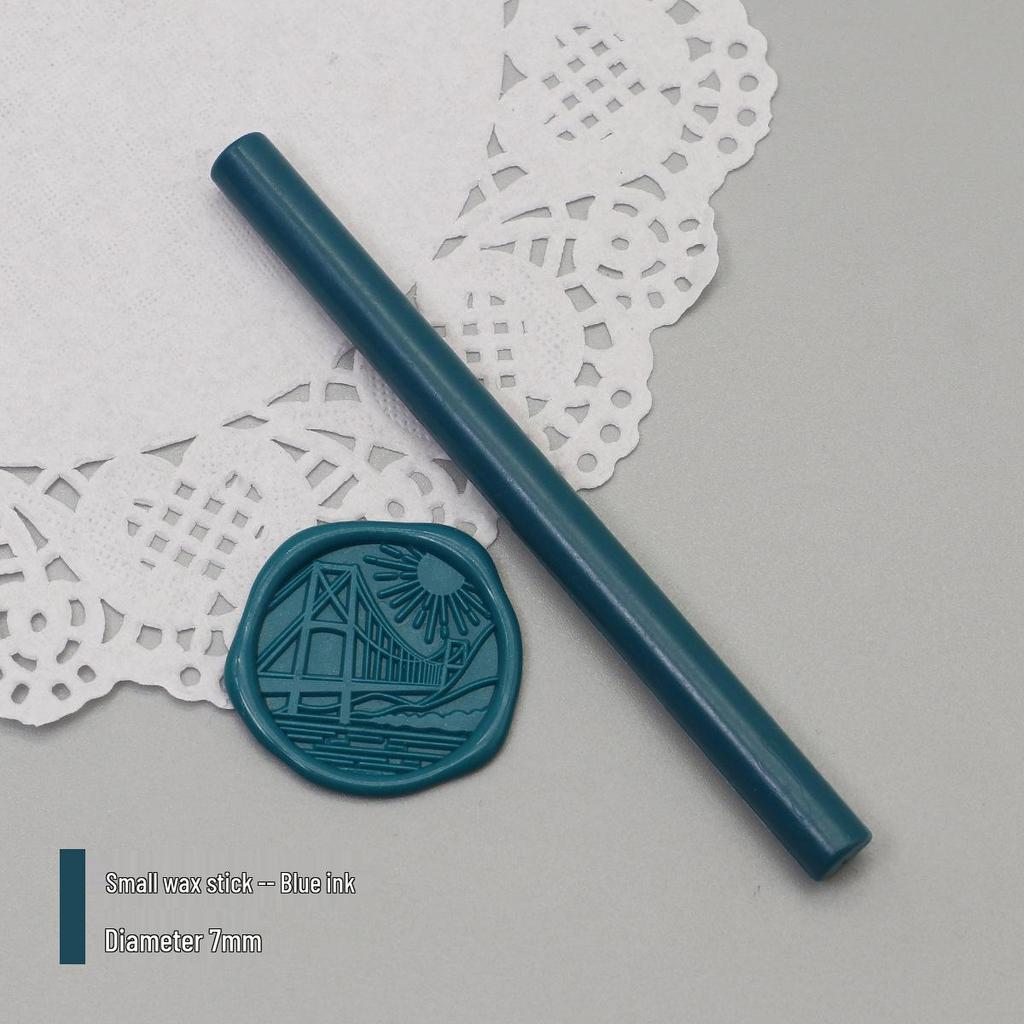 Bețișoare de Ceară de Sigiliu Mat Perlat, 125 Culori, 10x0.7cm, Compatibile cu Pistoale de Ceară, Culori Mixabile