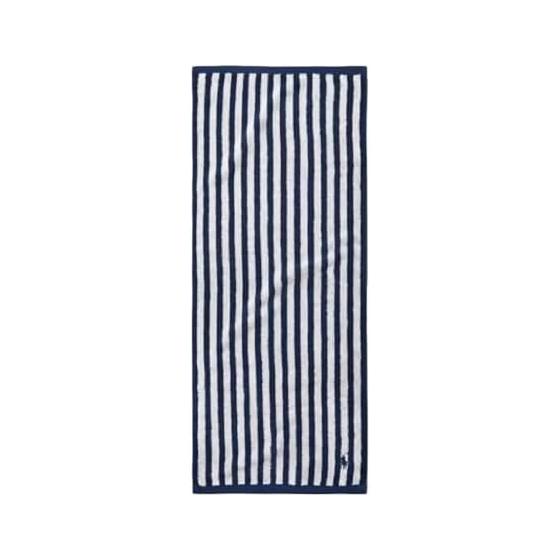 RALPH LAUREN Полотенце для ванной Ralph Lauren 65x120 см, полосатый цвет Reston, темно-синий Полотенце для ванной Ralph Lauren 65x120 см, полосатый цвет Reston
