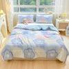 Orange Summer Quilts Washable Lace Kids Adult Single Double Queen Size Bed Thin Comforter Cute Cartoon Blanket for Girft