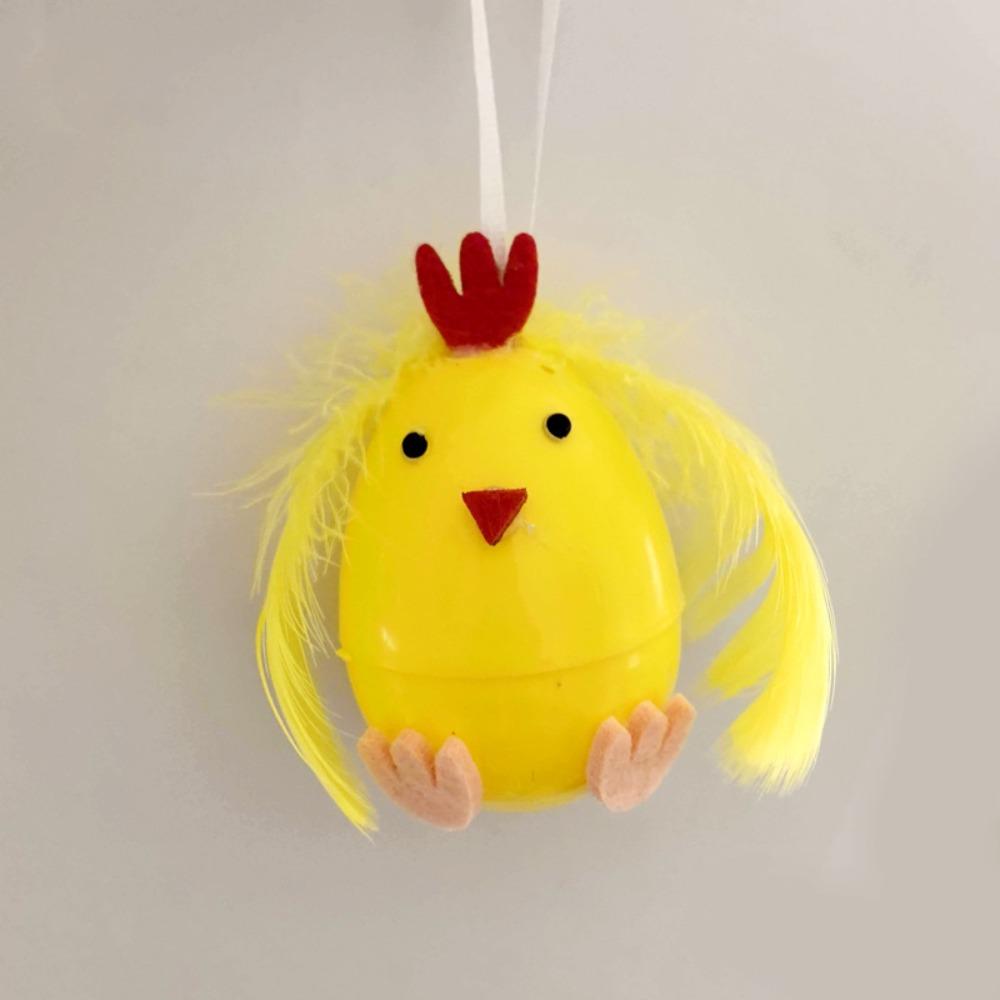 

Storage Functions Feathered Chicken Ornaments Wear-resistant Egg Filled Decorations Home Decor