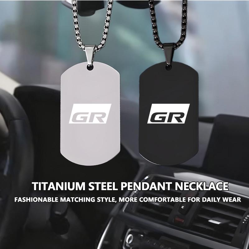 Car Pendant Emblem Interior Rearview Mirror Ornaments Decorations Accessories For Toyota GRsport Hilux Aygo Yaris Corolla Rav4