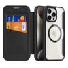 For iPhone 15 Pro Max Leather Case DUX DUCIS Skin X Pro Series Flip Cover Compatible with MagSafe