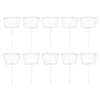 10Pcs Plastic Fertilizer Basket Lid Bonsai Fertilization Tool Orchid Fertilizer Spikes Gardening Container Planting Manure Box