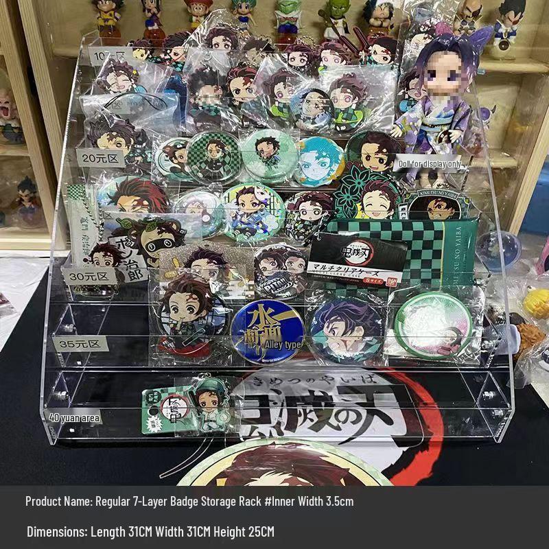 Multi-layer Acrylic Perfume & Doll Display Shelf Box