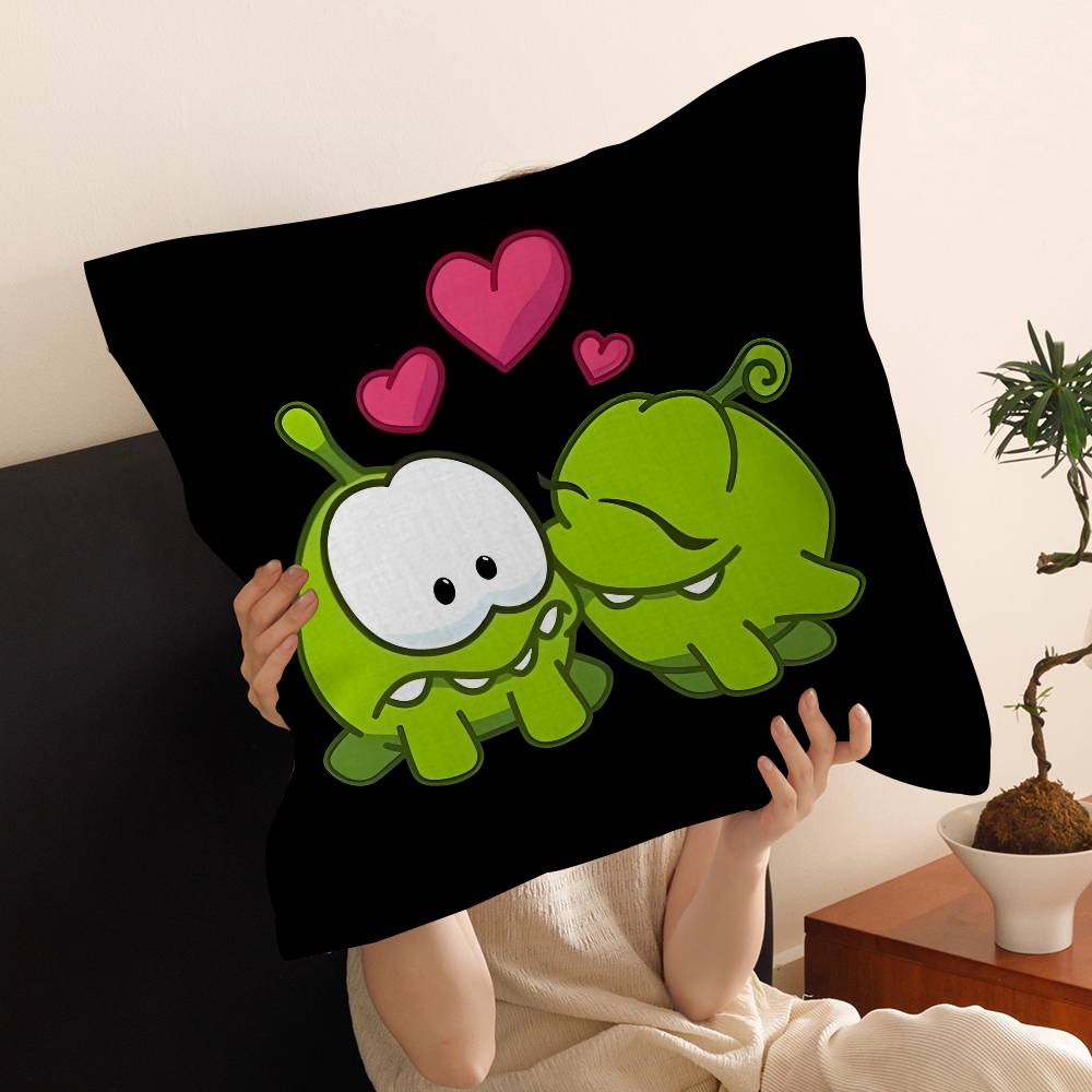 Cartoon oOm cute nNomm Pillow Gifts Home Office Furnishings Bedroom Sofa Car Cushion Cover case xcm