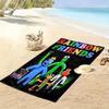 Rainbow Friends Force Print Beach Towel, Large Soft Quick Dry Towel for Beach Camping Swimming