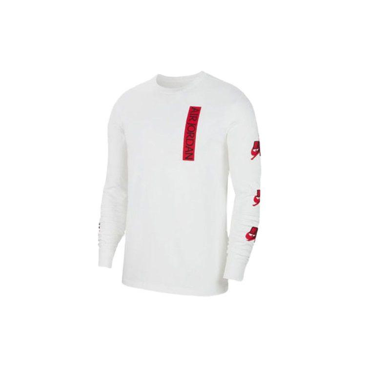 Jordan Pullover Herren Weiß Rundhalsausschnitt Moderat Regular CN3504-100