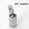 Sada univerzálního kloubu 1/4" 3/8" 1/2" Úhlová ráčna s otočnou hlavou o 360° Adaptér pro prodloužení tyče Adaptér Nářadí s ohýbatelným adaptérem