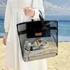 Solid Color Swimming Storage Pouch Transparent Travel Wash Bag Simple Beach Handbag  Travel