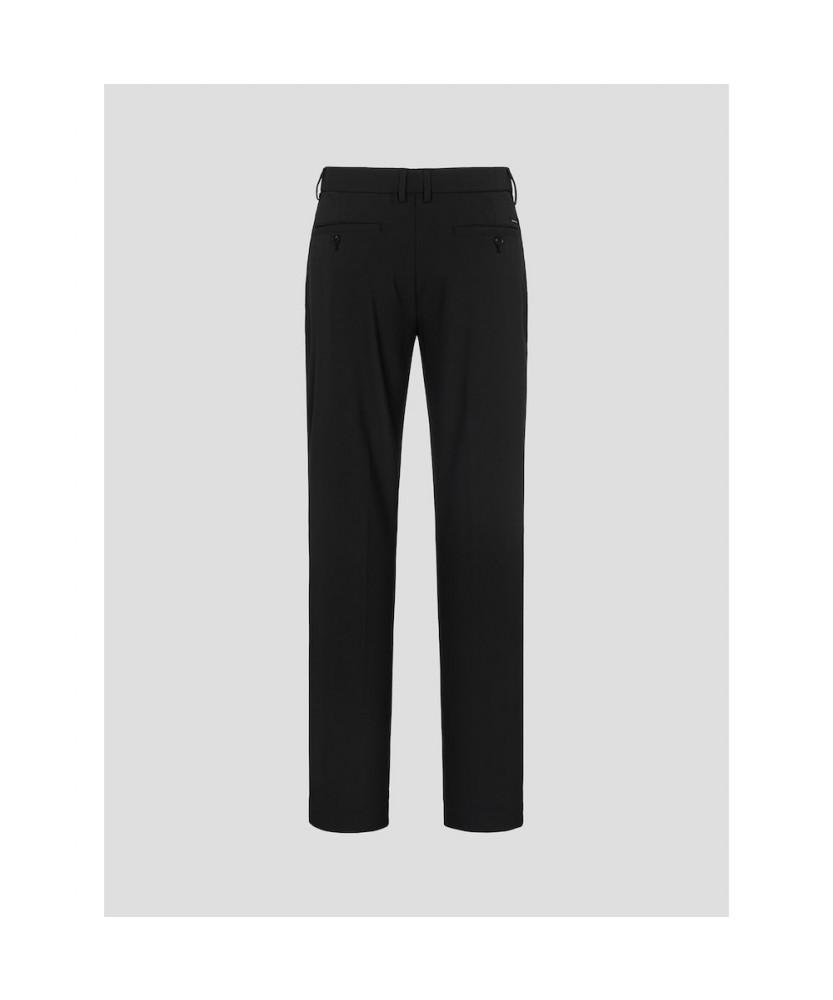 Binpolmen Poly Elastic Waist Standard Fit Pants Black
