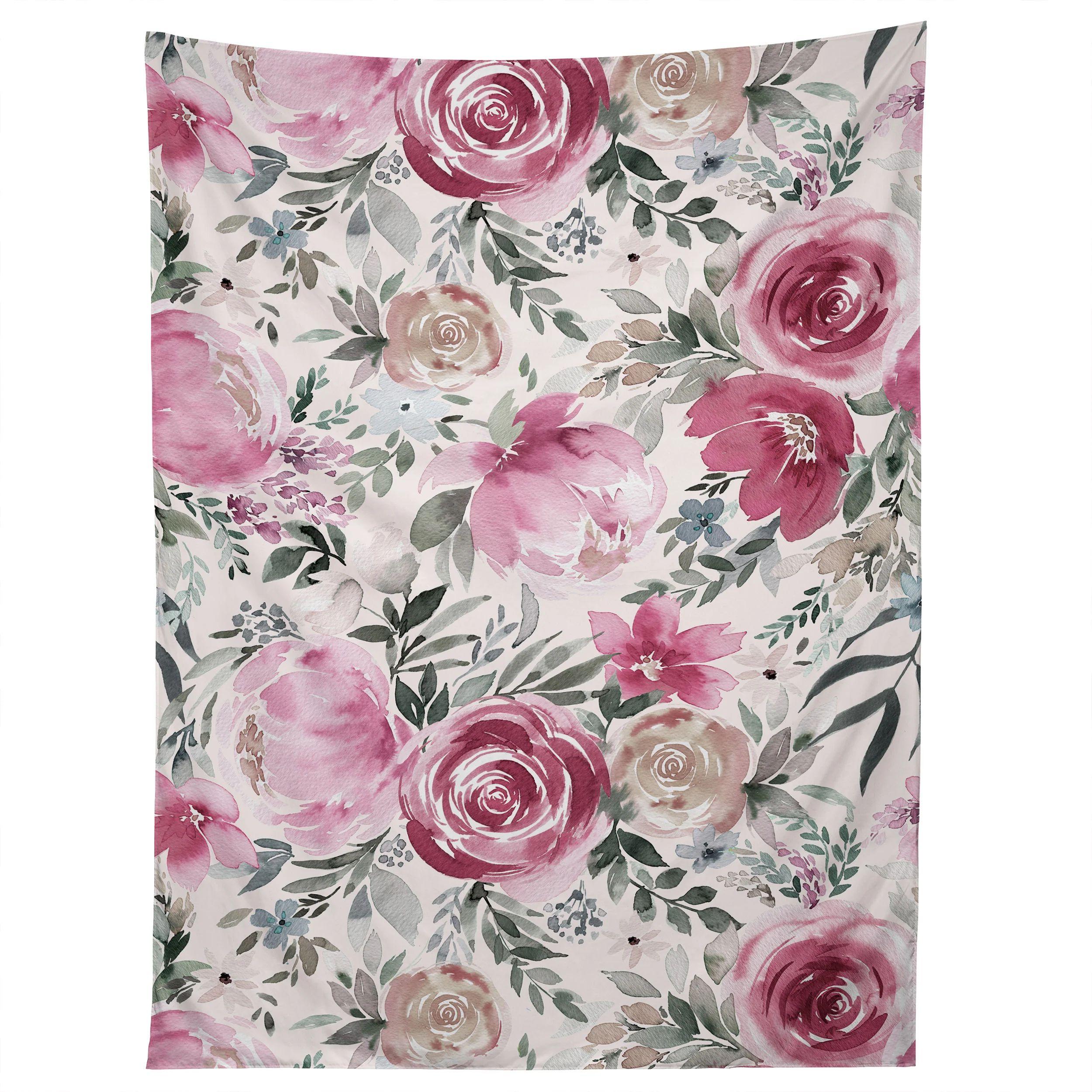 Tapestry Bouquet of pastel peony roses pink 75x100