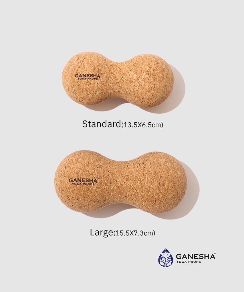 GANESHA YOGA PROPS Ganesha Cork Massage Ball Dual Standard