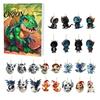 Exquisite Christmas Gift Box Dragon Advent Calendars 2026, 24 Days Countdown Calendar with Acrylic Hanging Ornaments Ornaments, Collectible
