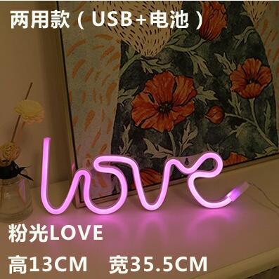 LED Neon Lights with Lightning Cloud Lights Planet Modeling Lights Love Christmas Night Lights