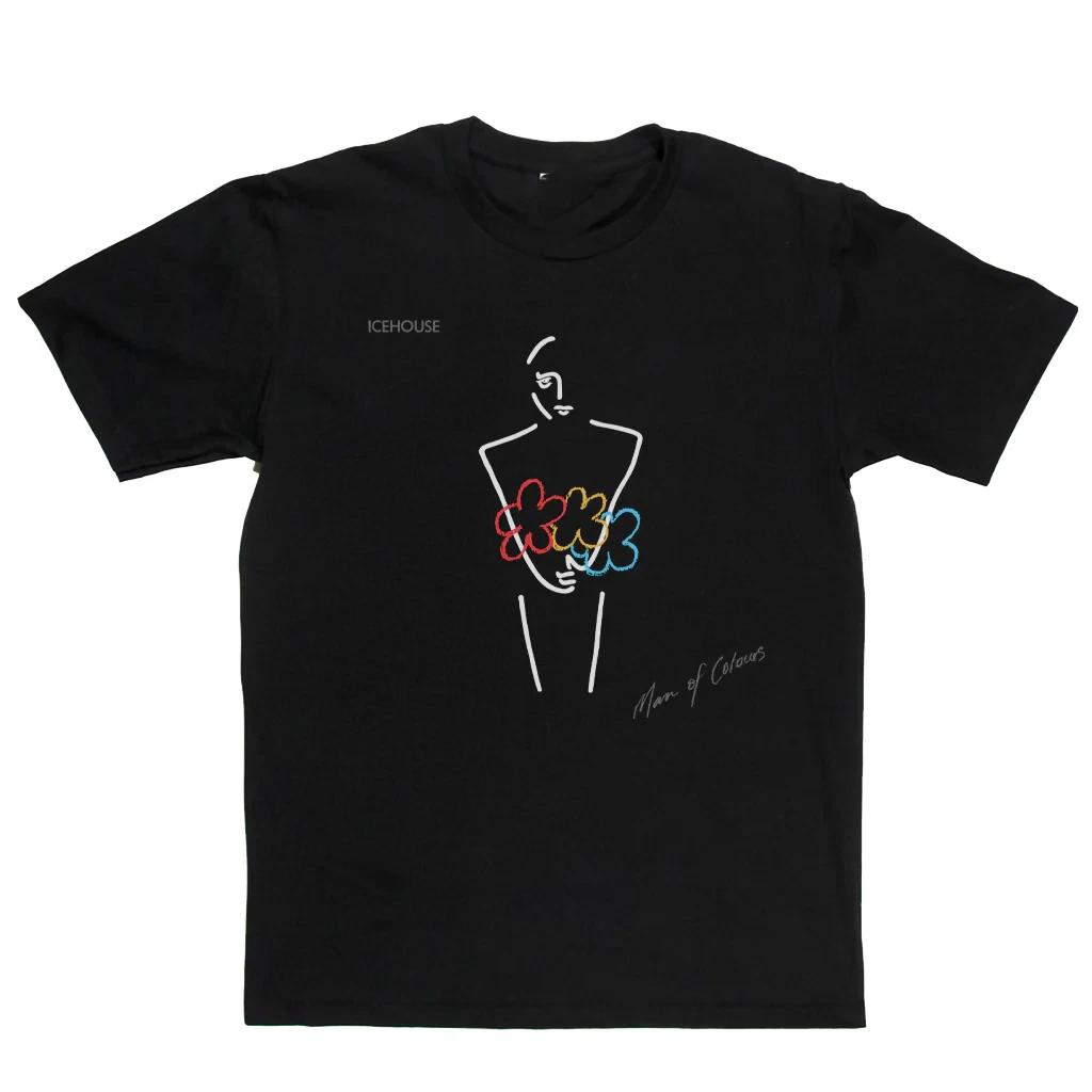 

Icehouse band Man Of Colour black T-shirt Unisex tee All sizes S-5Xl 2F539 4XL
