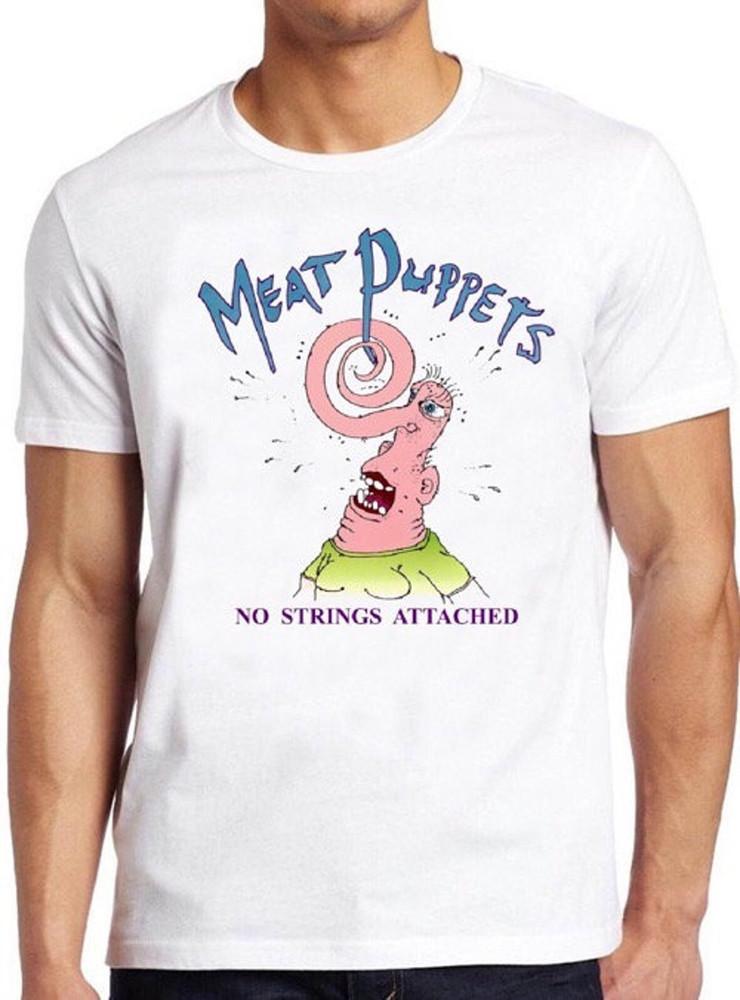 Meat Puppets T Shirt No Strings Attached Indie Alternative Rock Gift Retro Cool