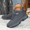 Men Lace Up Mens Shoes Breathable Winter Boots For Men Casual Men Shoe Waterproof Ankle Boots Footwear Work Shoes New Snow Boots