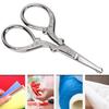 Vintage Embroidery Scissors Stainless Steel Tea Ceremony Bag   Stitch   Tool(Round Head Gold MJFY01 )