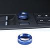 Fit For Defender 110 - Blue Aluminum Side Door Mirror Adjust Knob Ring