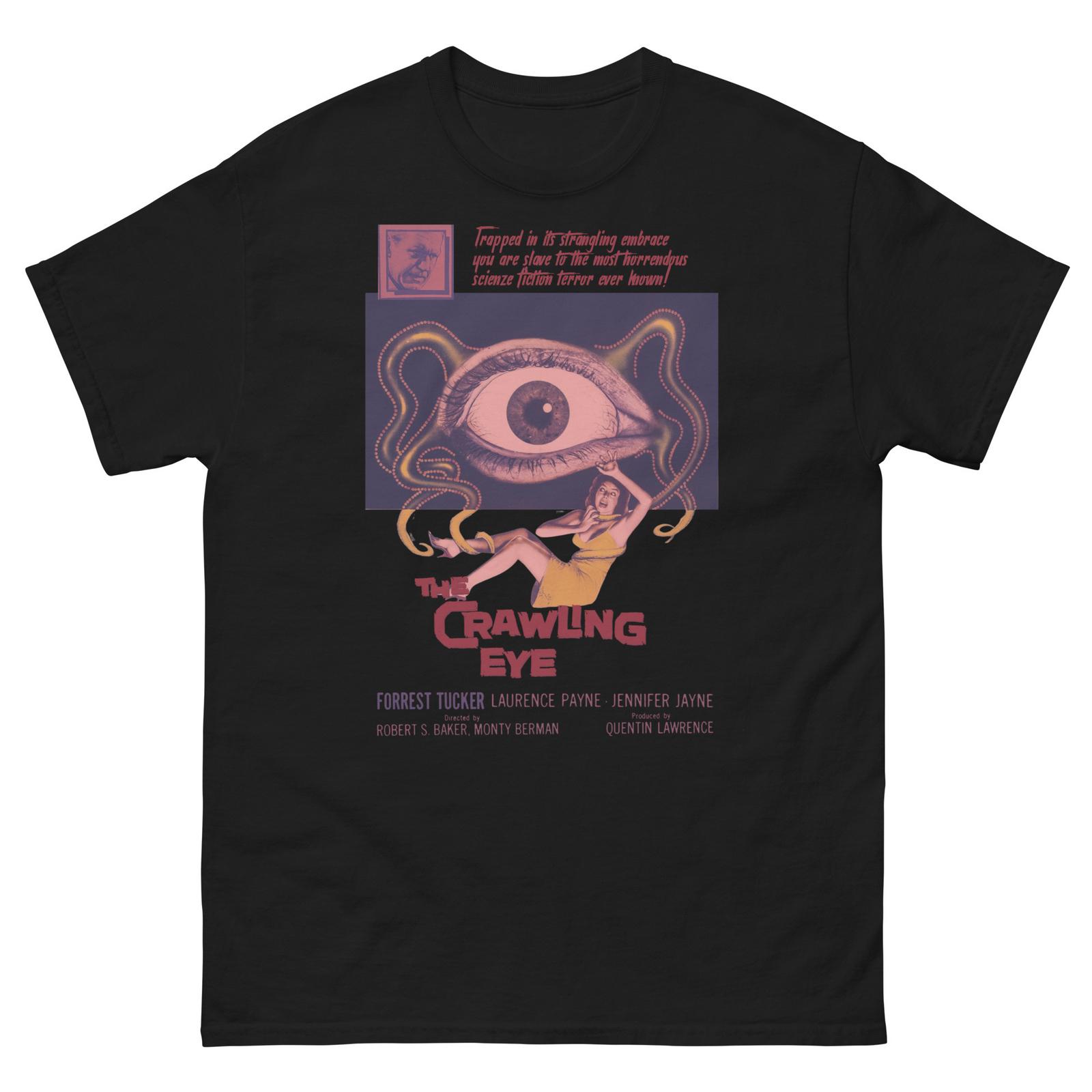 The Crawling Eye T-Shirt | Vintage Sci-Fi Horror Movie Tee | Classic Retro XL