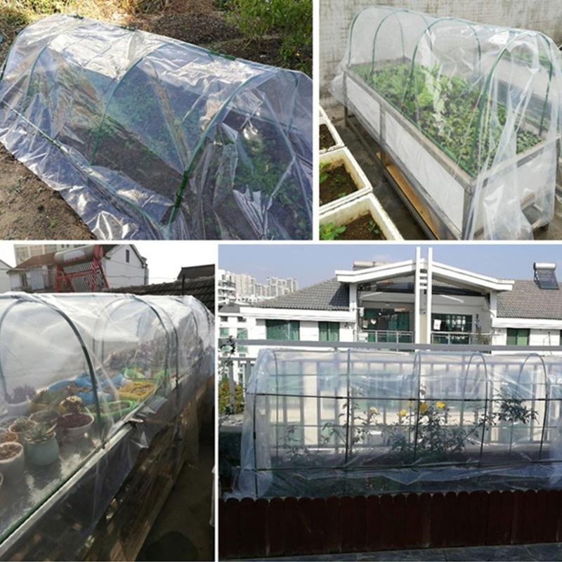 Frost Proof Portable Mini Greenhouse for Plant and Vegetables Steel Frame Insulated Cover for Indoor Outdoor Use