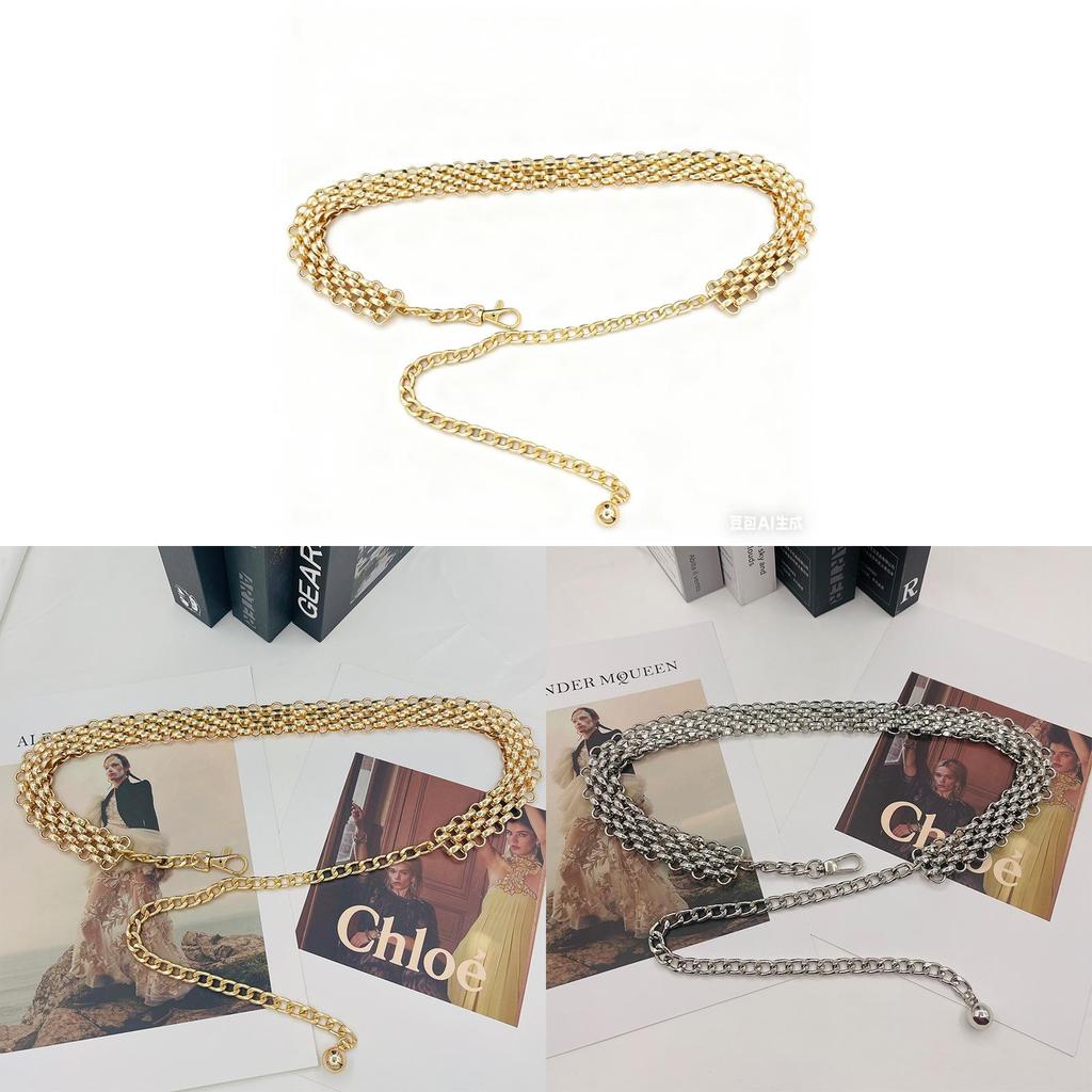 Metal Waist Chain For Women With Large Link Design Perfect For Summer Fashion Accessory