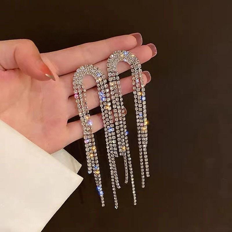S925 Silver Tassel Earrings - 2025 Light Luxury, High-End Design for Women