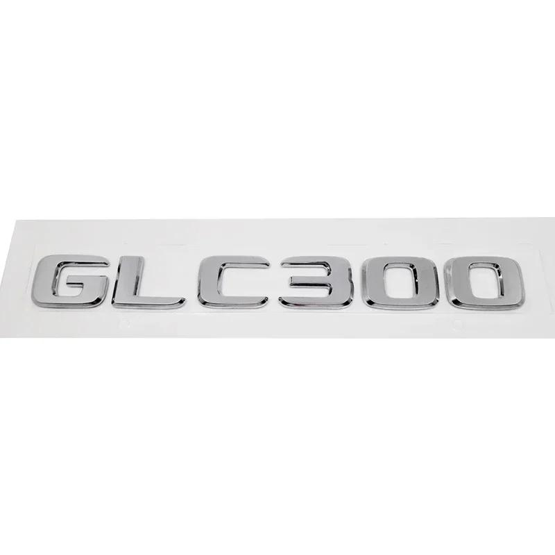 ABS Car Letter Rear Stickers Decals for Mercedes Benz GLC63 GLC200 GLC260 GLC300 Auto Trunk Badge Emblem Accessories