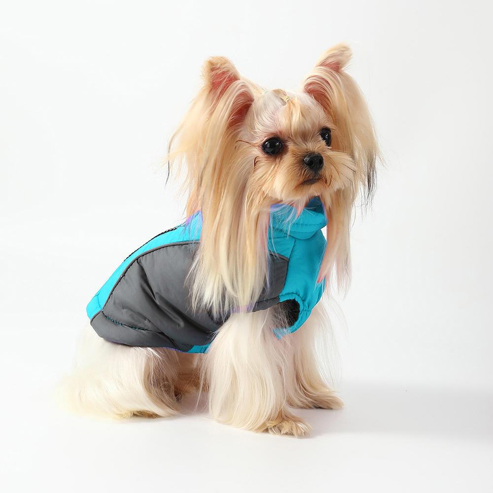 Winter Dog Jacket For Small Medium Dogs Cats Windproof Warm With D-ring Puppy Clothes Chihuahua Pet Zipper Costume