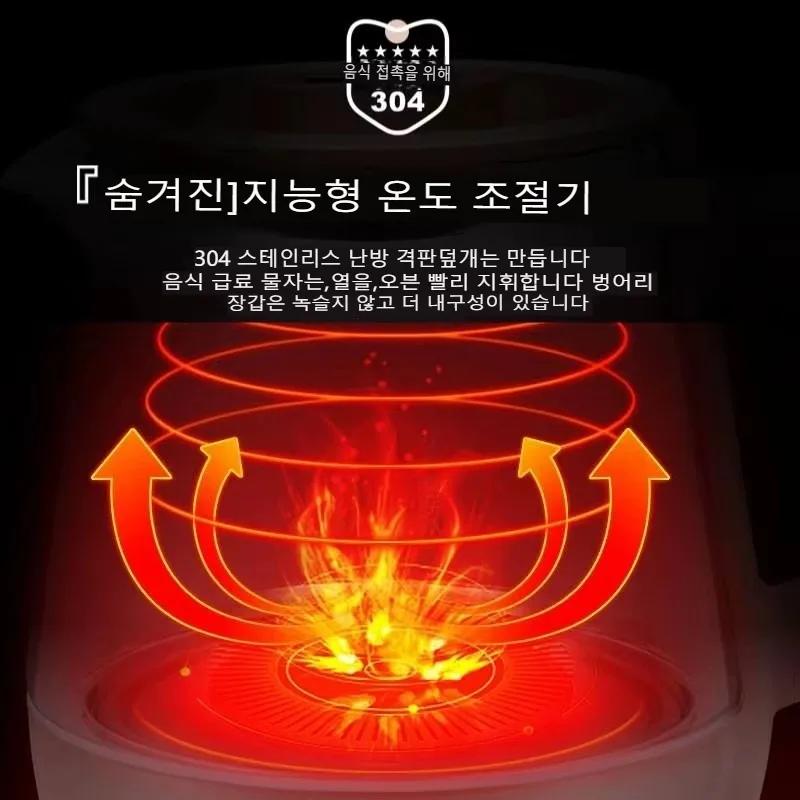 1,8L Elektrisk Vattenkokare Hälsokittel Kokare Multifunktionell Blomma USA 110v Tekanna Kaffekanna Stål Glas Kokare Varmvattenberedare