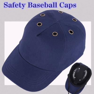 ABS Inner Shell Safety Hard Hat Adjustable Strap Hard Cap Shell Safety Baseball Caps Head Protective Breathable