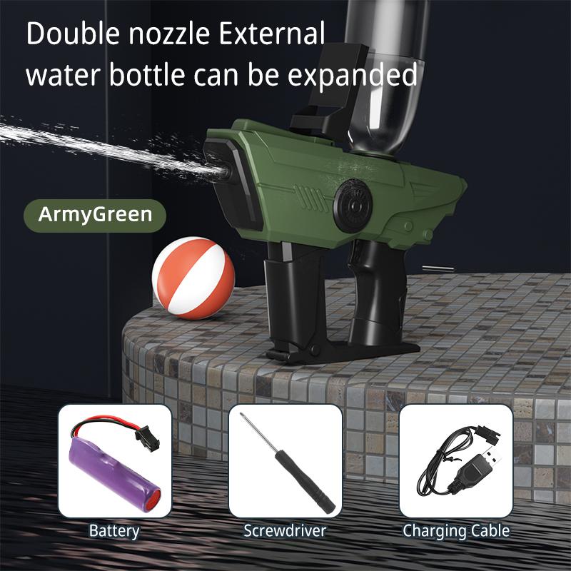 Nowy automatyczny elektryczny pistolet na wodę, zabawka, pistolet elektryczny, zabawki na zewnątrz, zabawa na plaży, strzelanie, zabawka do basenu