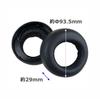 Audiophile Replacement Ear Pads for Sony PS5 PULSE 3D Wireless 1 Black Leather with Soft Product x 29mm Headset, Pair, Foam, Size Approx. 93.5