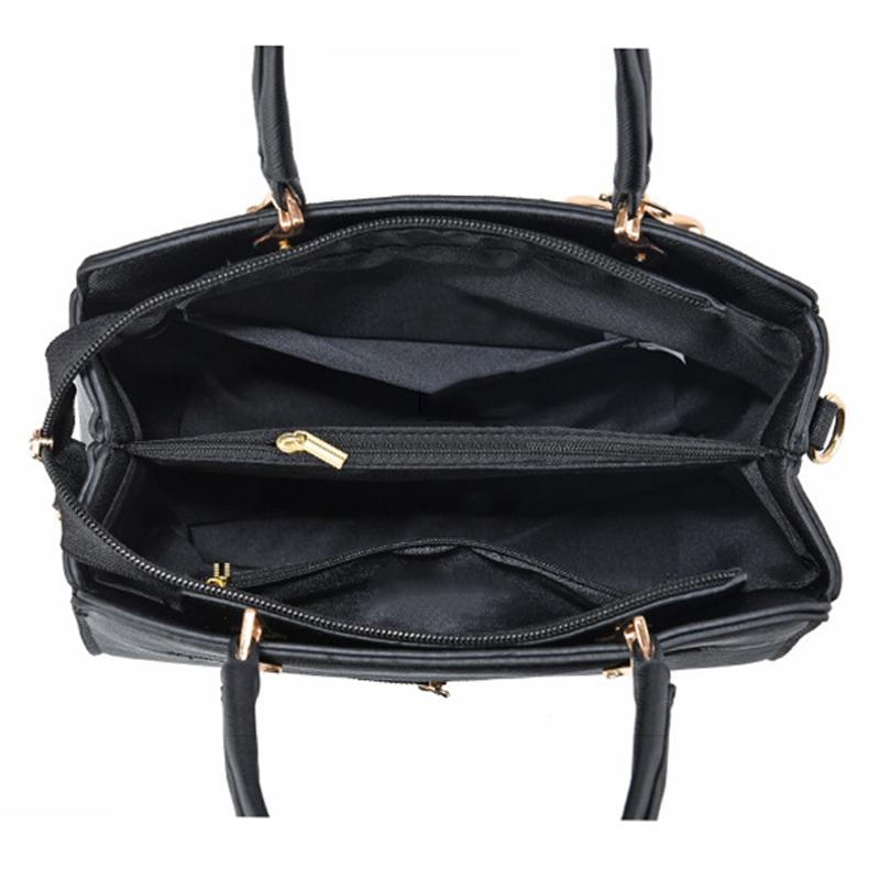 SCIONE Women Handbag New Retro Large-capacity Waterproof Lightweight Crossbody Bag Multi-compartment Zipper Shoulder Bag Fashion Versatile Small Bag