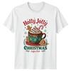 Holly Jolly Christmas Coffee Club Holiday Unisexs TShirt Unisexs Graphic Tee